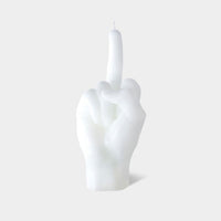 CandleHand "F*ck You" Candle - White