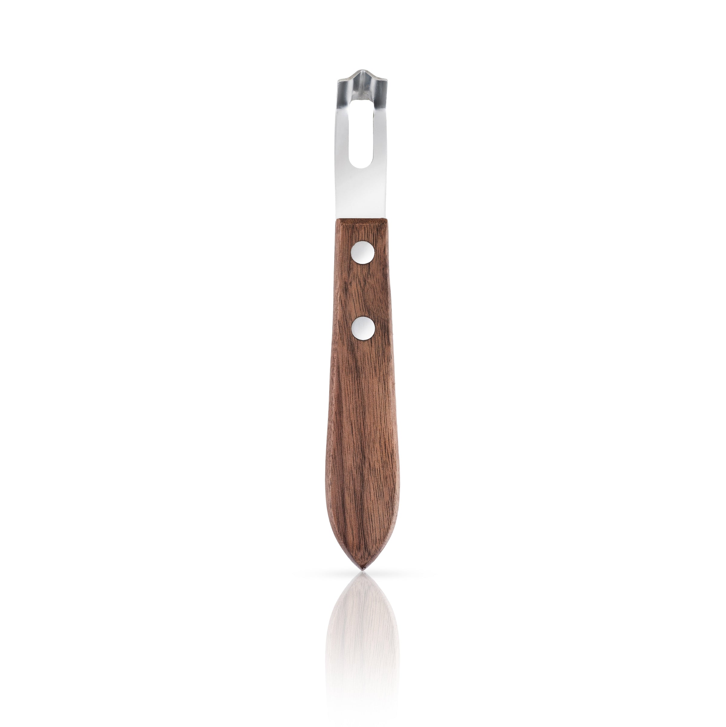 Professional Channel Knife with Walnut Wood Handle