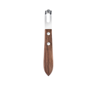 Professional Channel Knife with Walnut Wood Handle