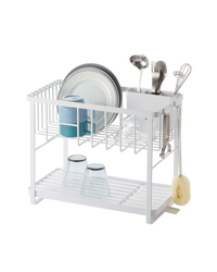 Two-Tier Wire Dish Rack - Steel