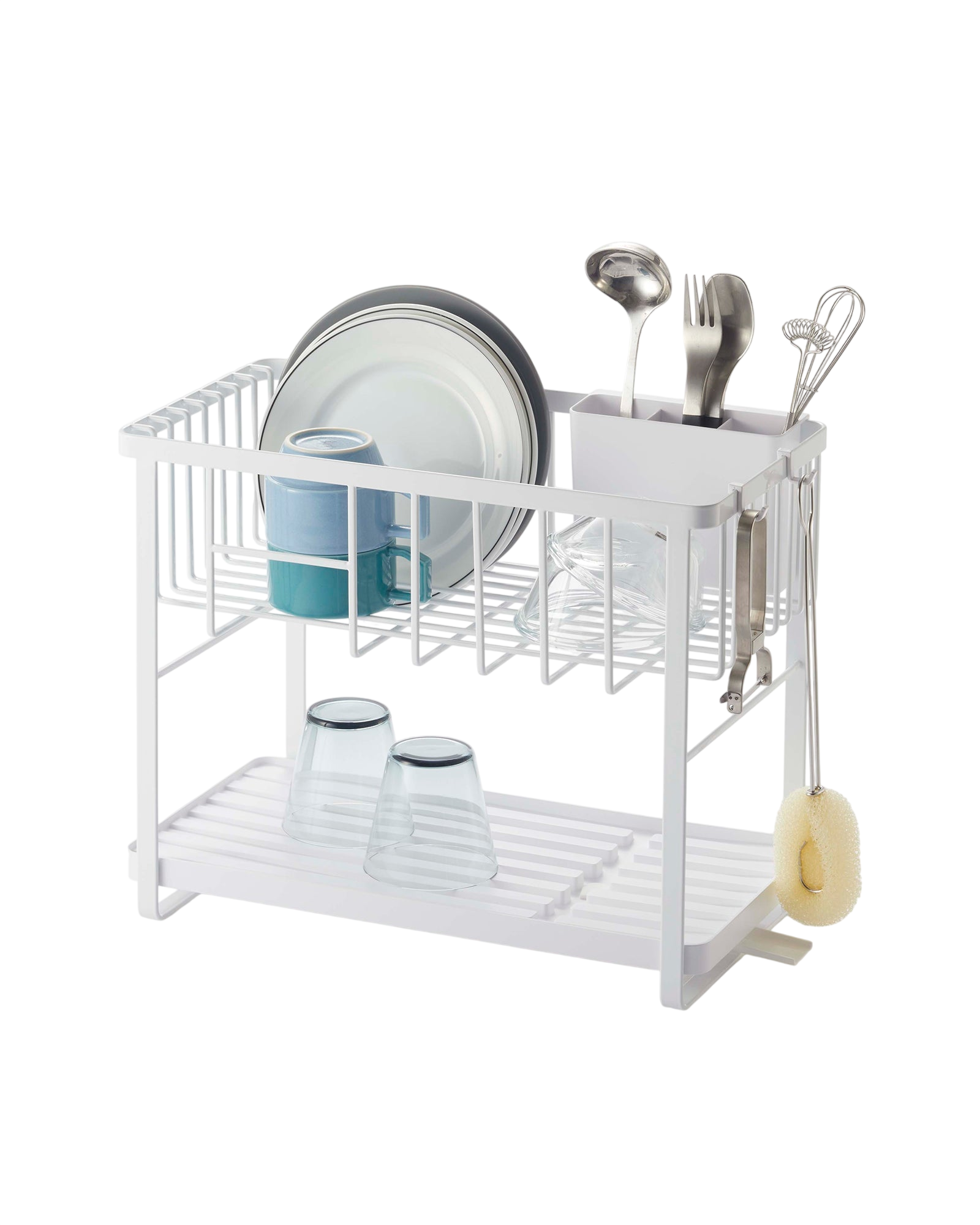 Two-Tier Wire Dish Rack - Steel