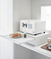 Countertop Drawer with Pull-Out Shelf - Steel