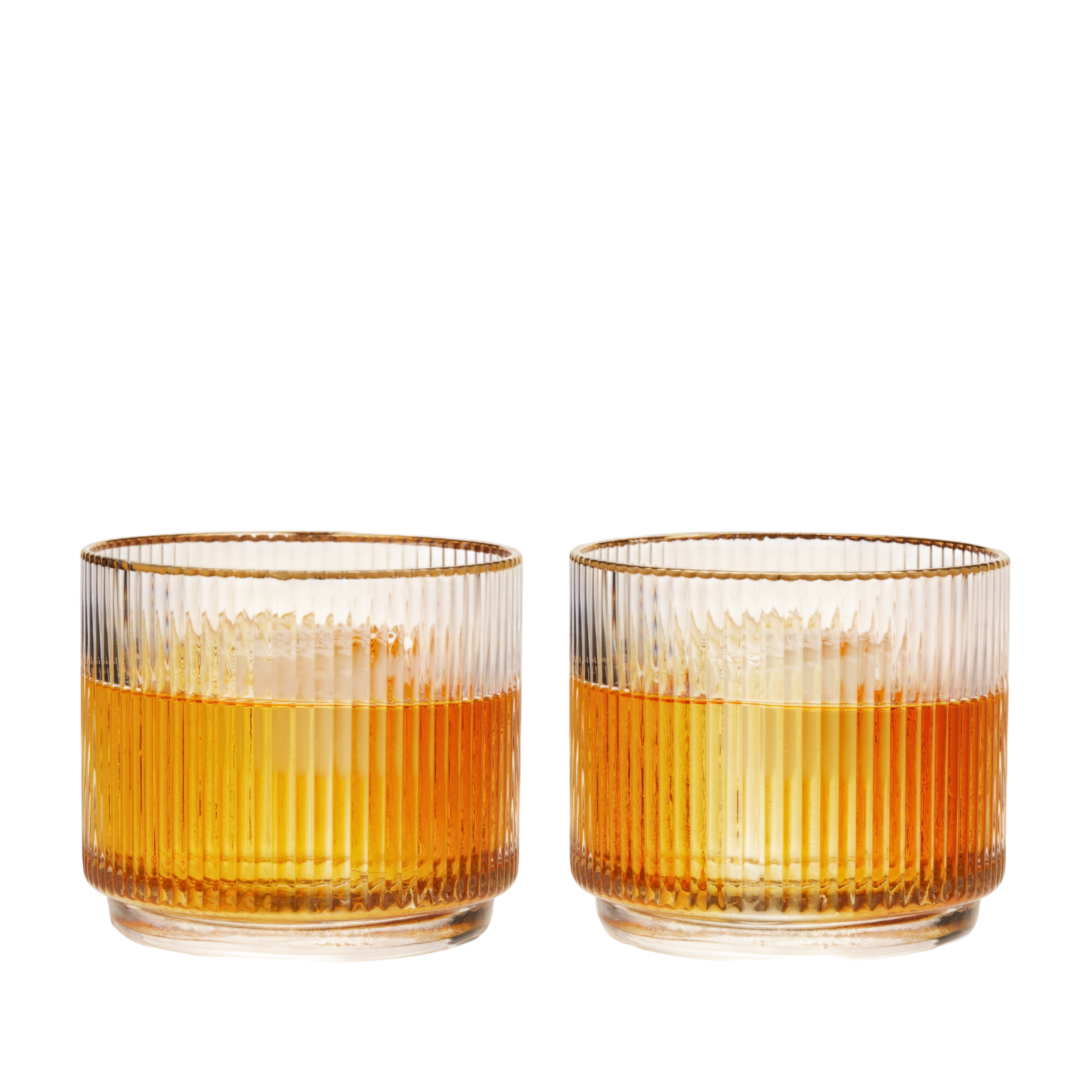 Meridian Crystal Lowball Tumblers Set of 2