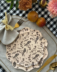 Garden Toile Dessert Plate Set of 12 - Coco