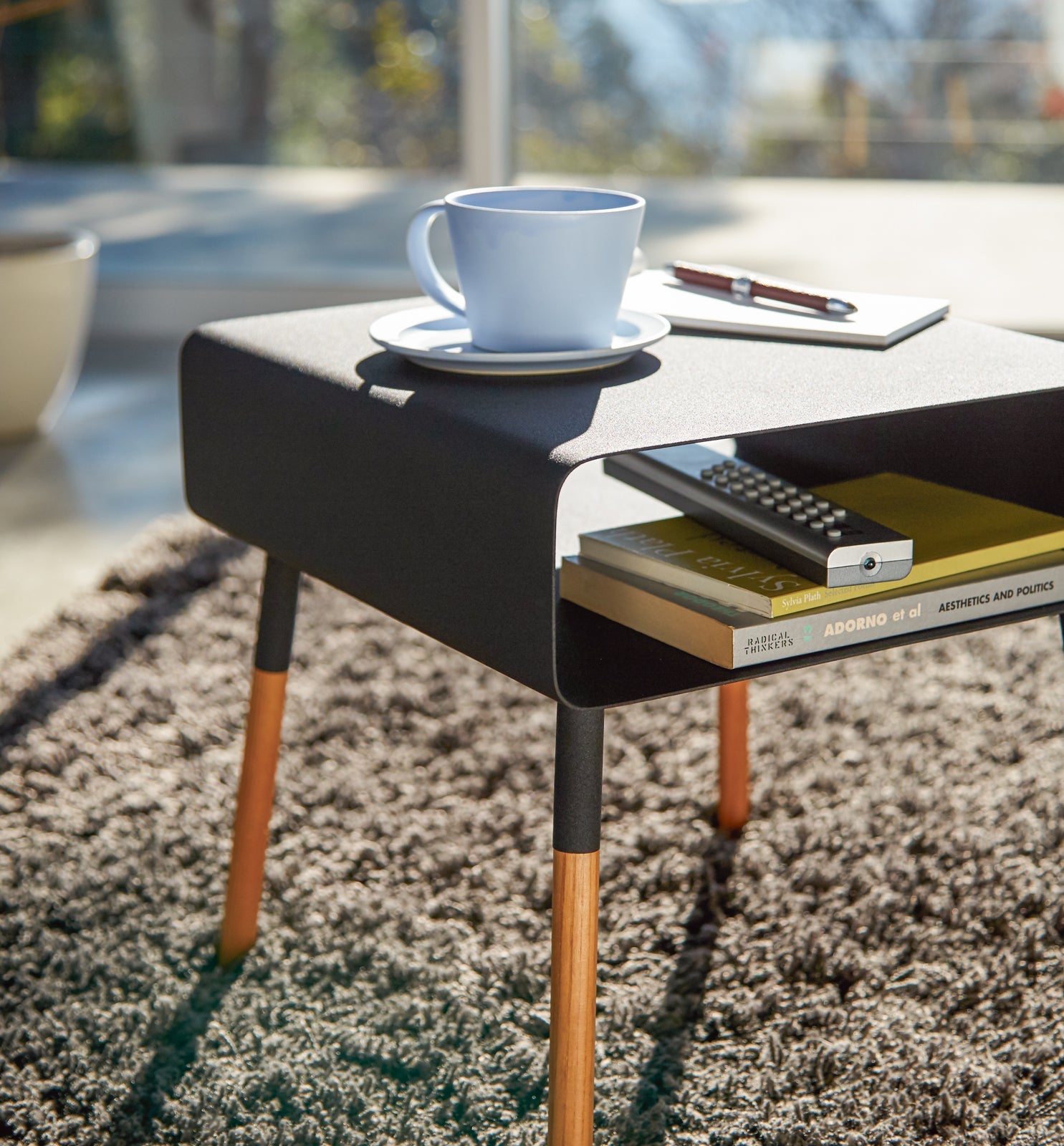 Storage Table - Short (14" H)  - Steel + Wood