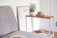 End Table (22" H)  - Steel + Wood