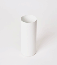 Round Tissue Case - Steel + Wood