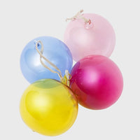 Glass Bubble Balls - Citrine (Set of 3)