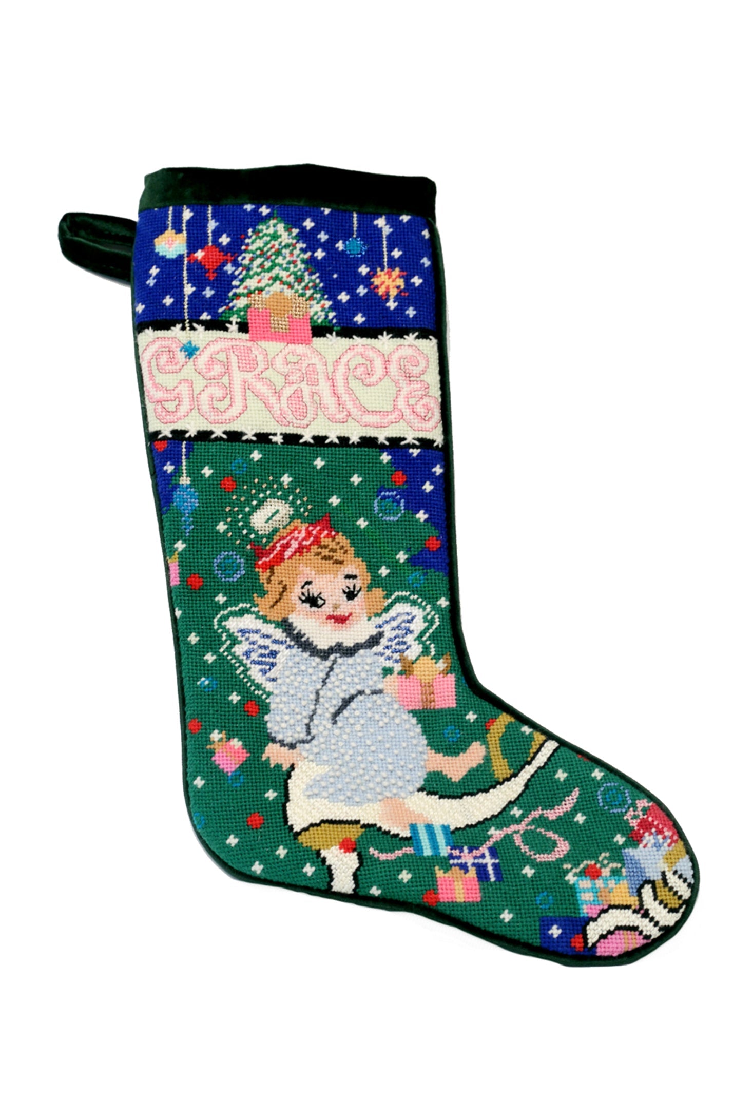 Custom Needlepoint Stocking
