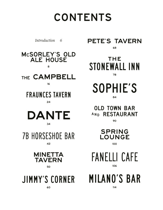 Great Bars of New York City