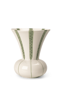 Ceramic Vase with Arrangement Plate
