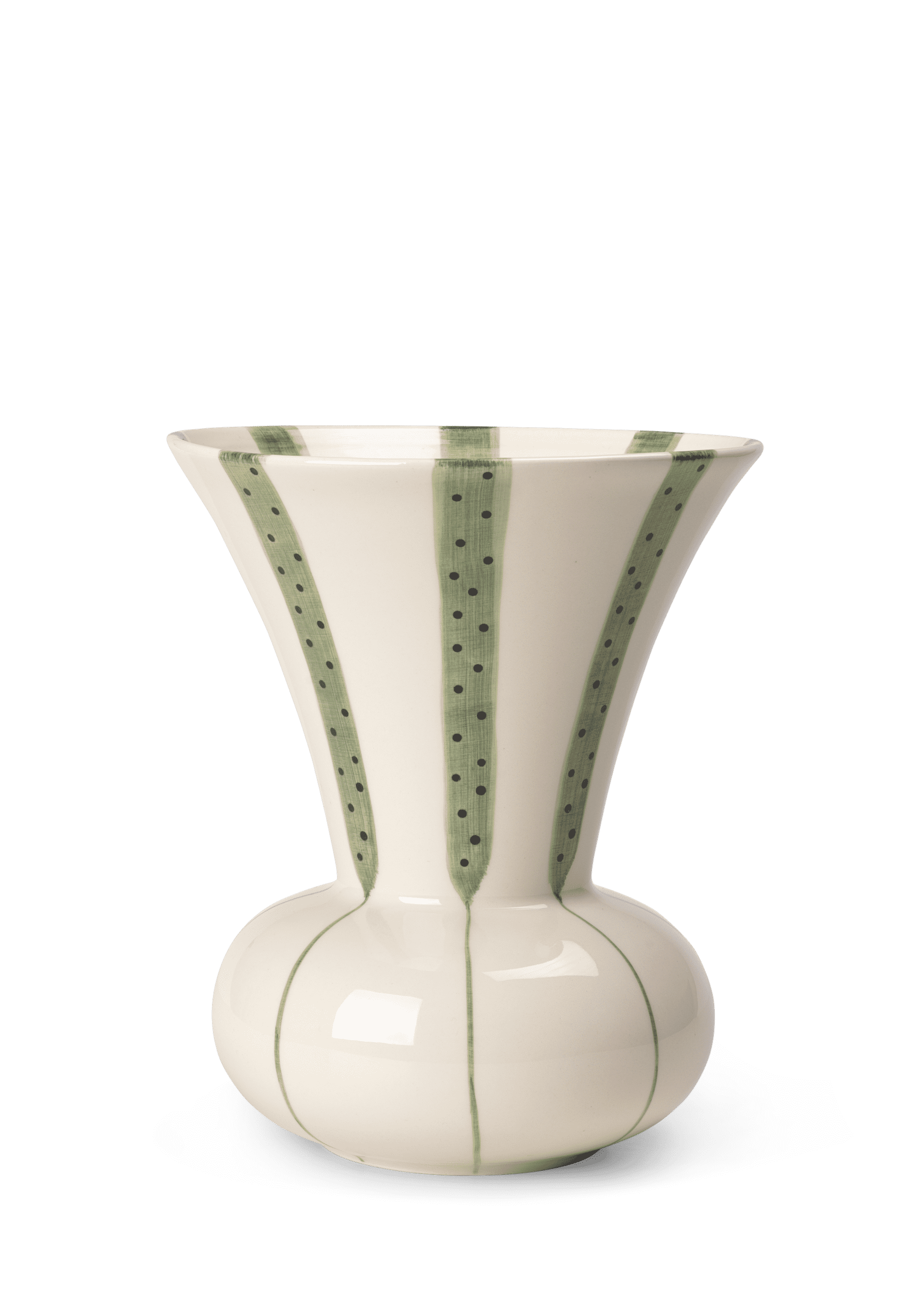 Ceramic Vase with Arrangement Plate