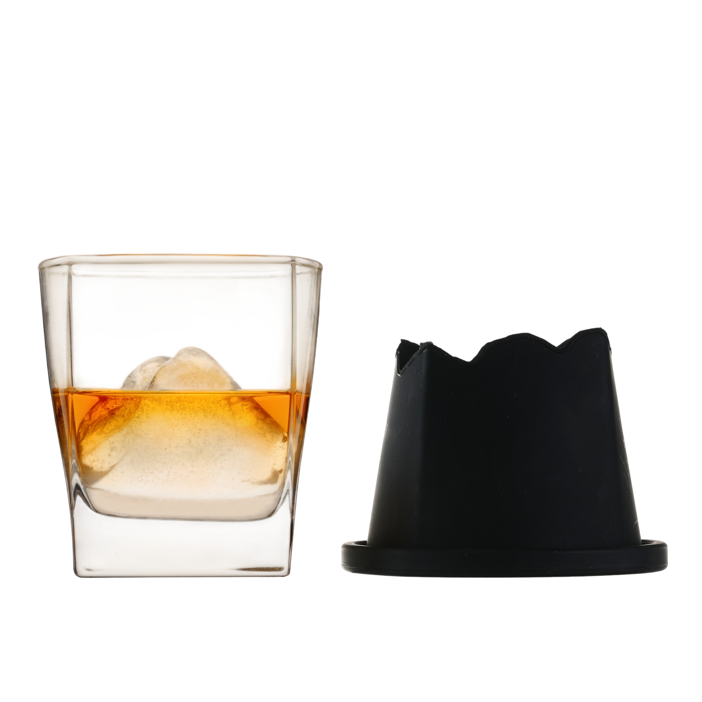 Mountain Ice Mold with Glass Set