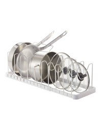 Adjustable Pot Lid Organizer - Steel