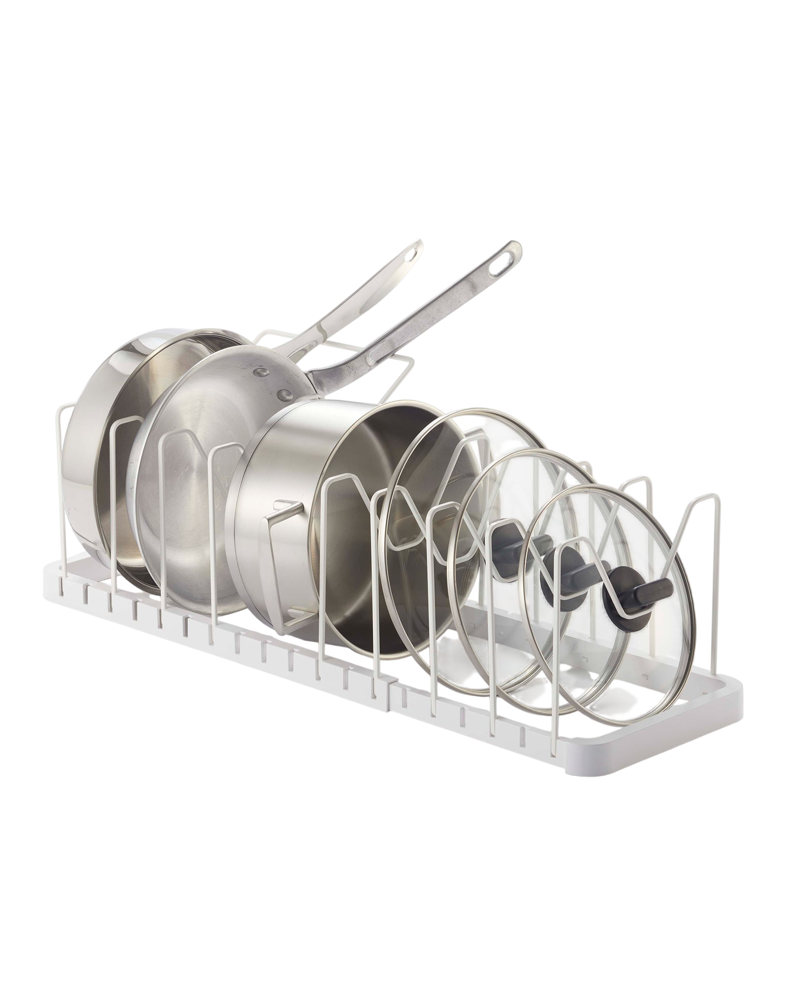 Adjustable Pot Lid Organizer - Steel