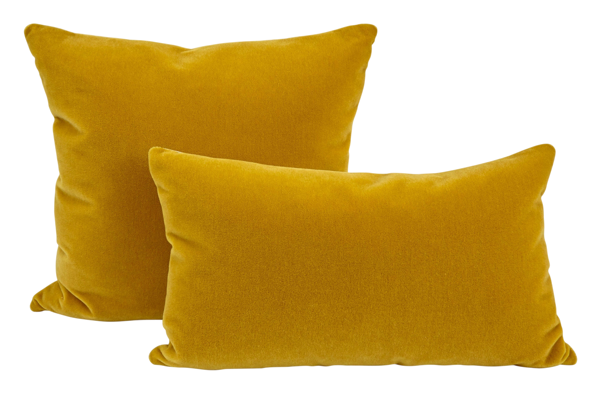 Marigold Mohair Pillows