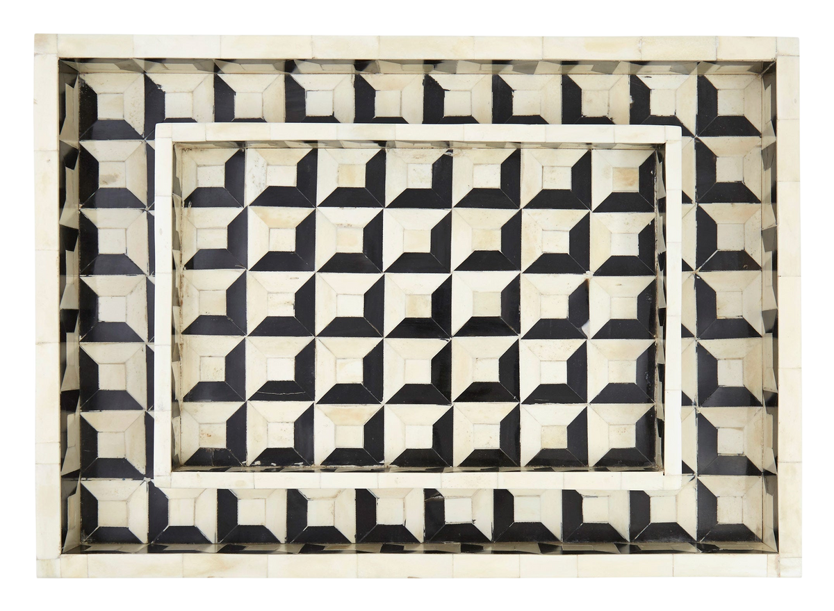 Coffered Inlay Trays