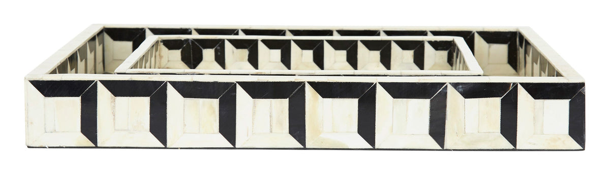Coffered Inlay Trays