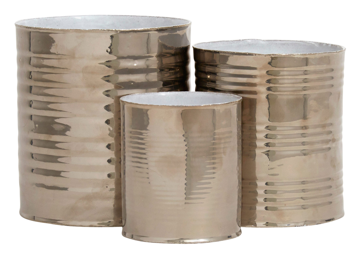 Astier De Villatte Conserve Platinum Vases