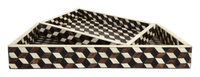 Tumbling Block Trays