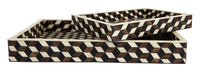 Tumbling Block Trays