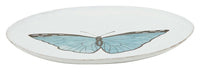 Astier de Villatte Blue Butterfly Plate
