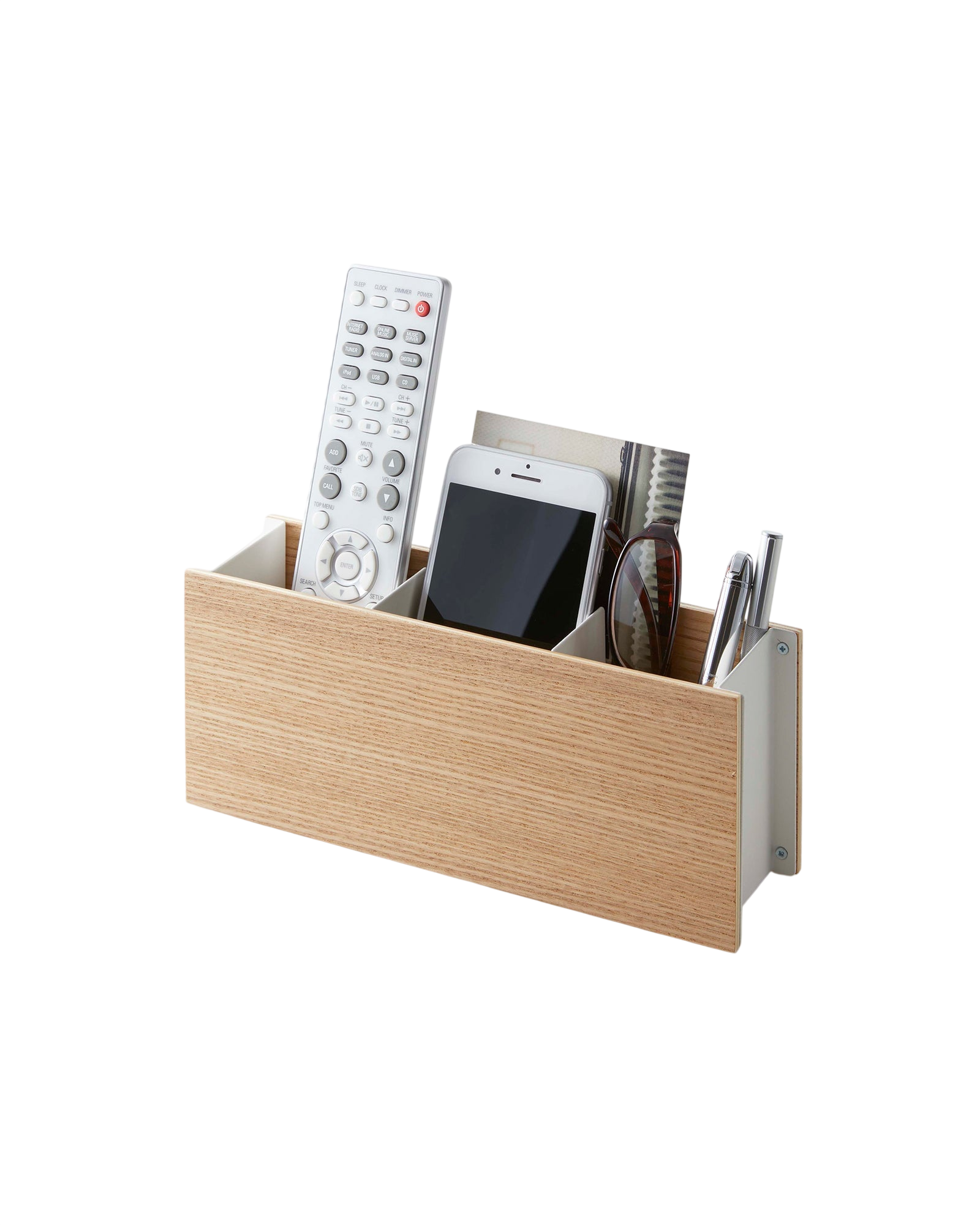 Desk Organizer - Small - Steel + Wood