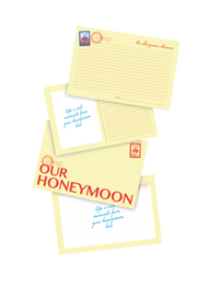 Honeymoon photo album insert pack