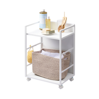 Two-Tier Hideaway Storage Cart (24" H)  - Steel
