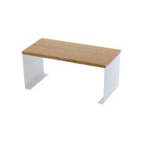 Stackable Countertop Shelf - Two Sizes - Steel + Wood