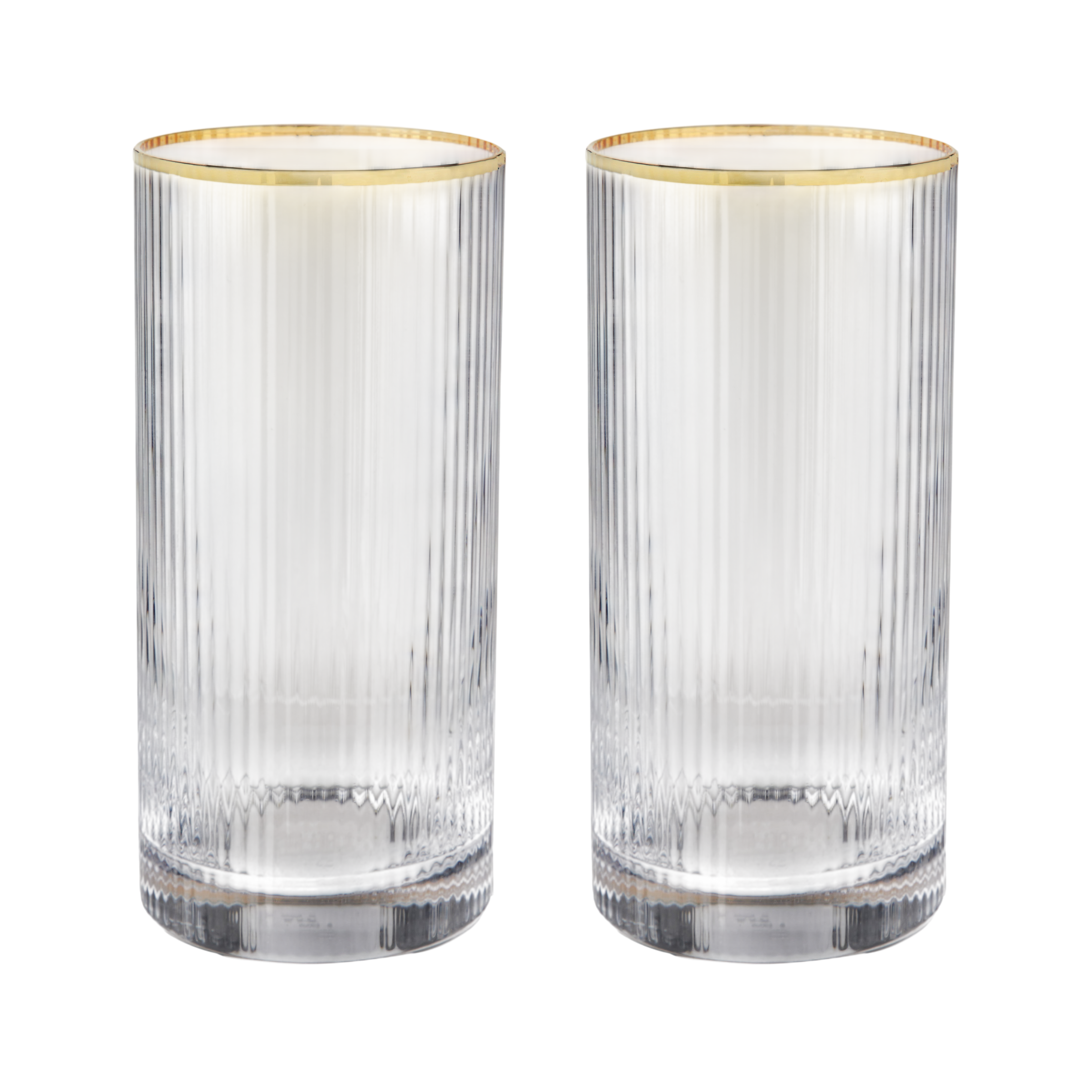 Meridian Crystal Highball Glasses Set of 2