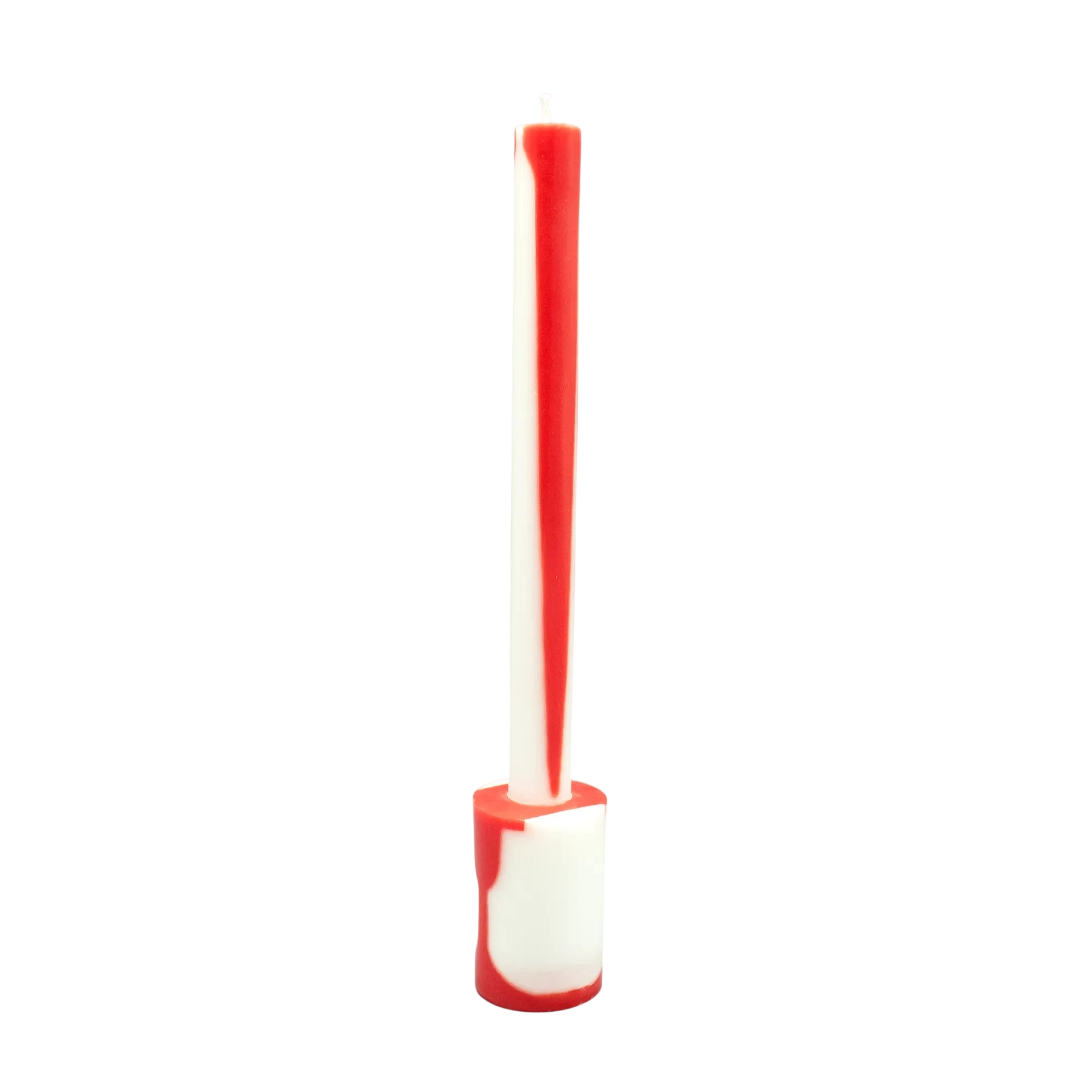 Illusion Candle - Red & White