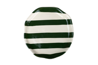 Ceramic Stripe Appetizer Plate (Set of 6)