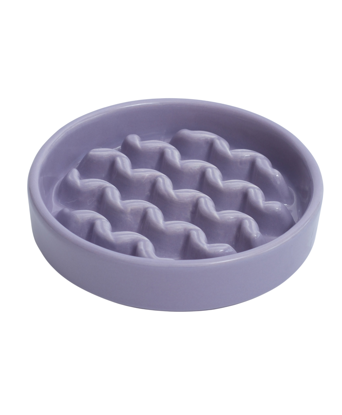 [Macaroni] Slow Feeder Dog Bowls - Yellow / Frozen Blue / Purple