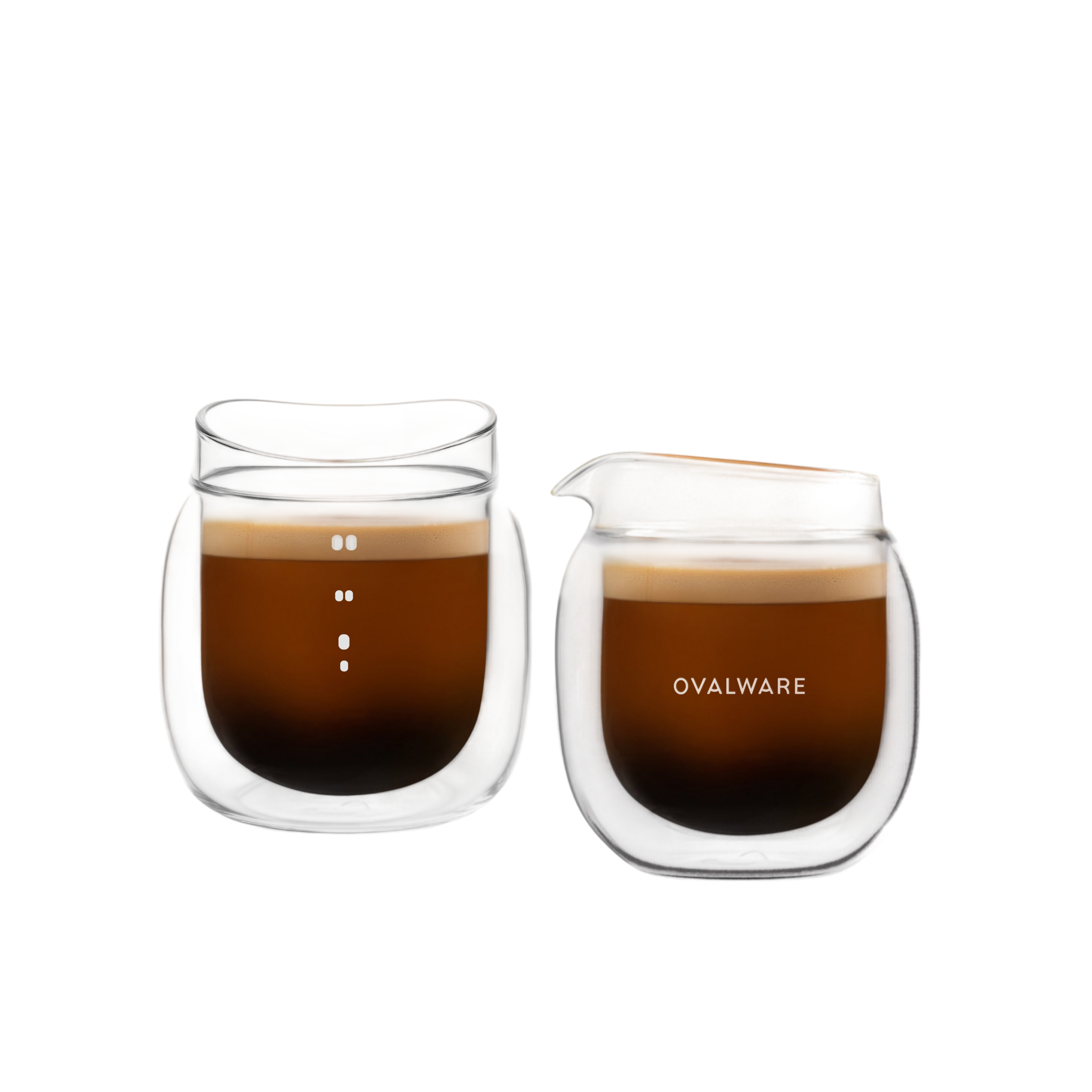 Double Wall Espresso Pouring Glass (Set of 2)