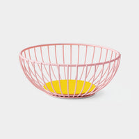 OCTAEVO Iris Wire Basket Small - Pink