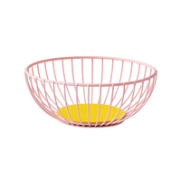 OCTAEVO Iris Wire Basket Small - Pink