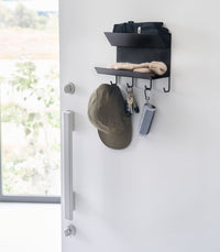 Magnetic Entryway Rack - Steel