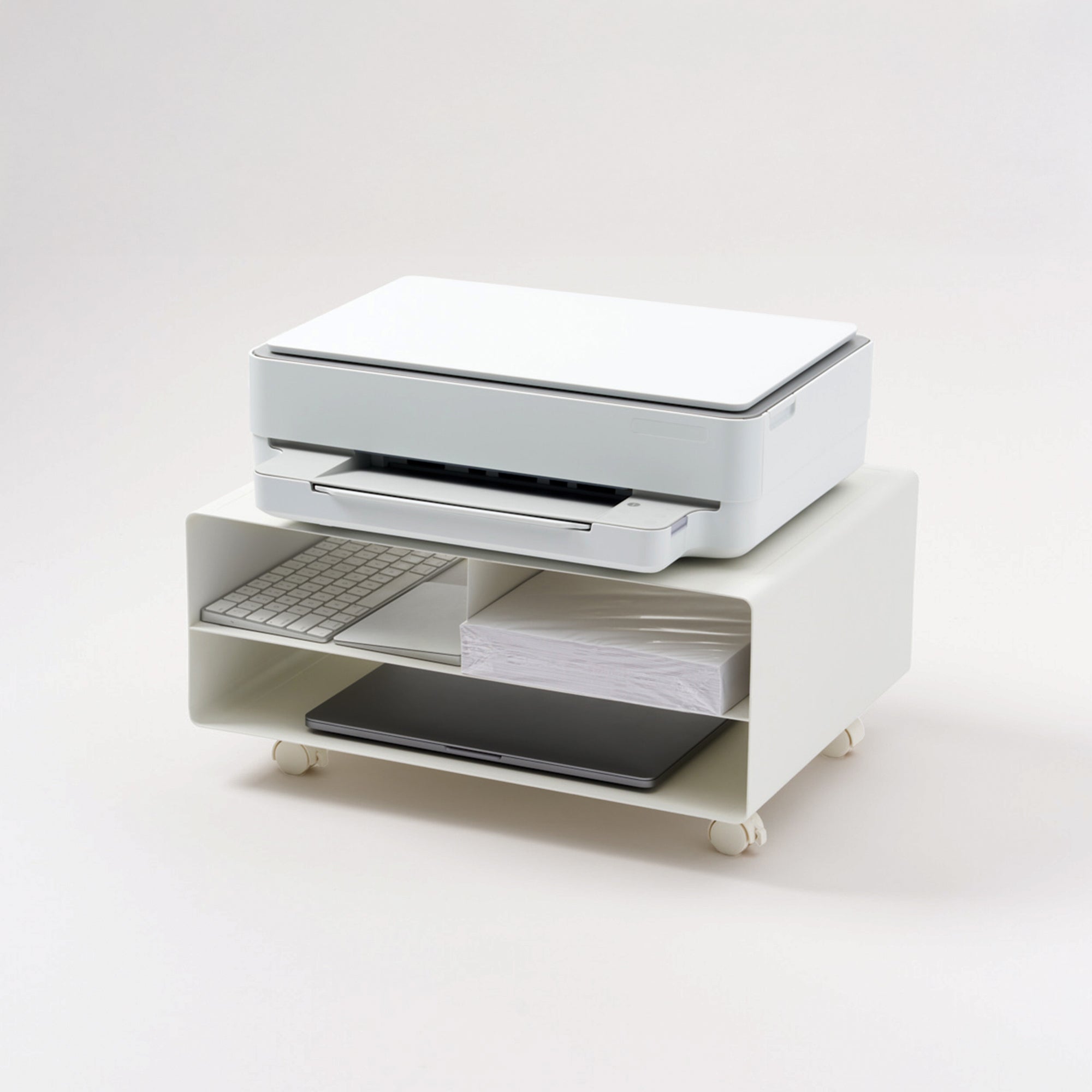 Rolling Printer Stand - Steel