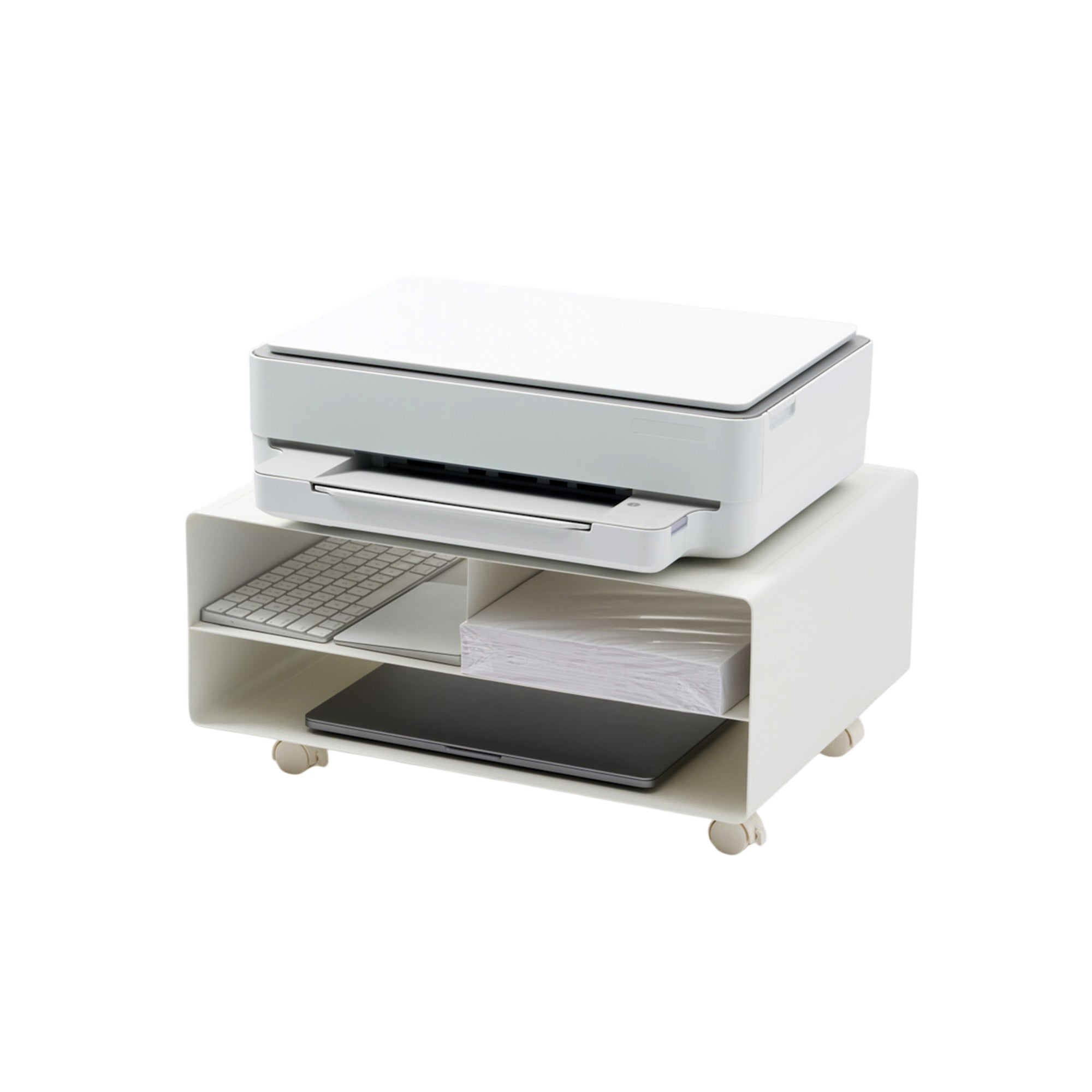 Rolling Printer Stand - Steel
