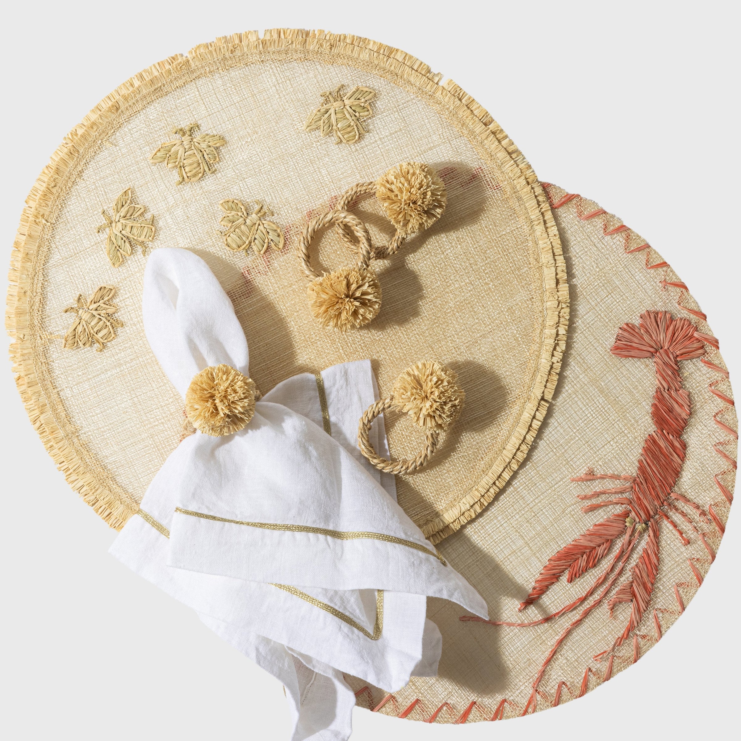 Straw Bee Placemat (Set of 4)