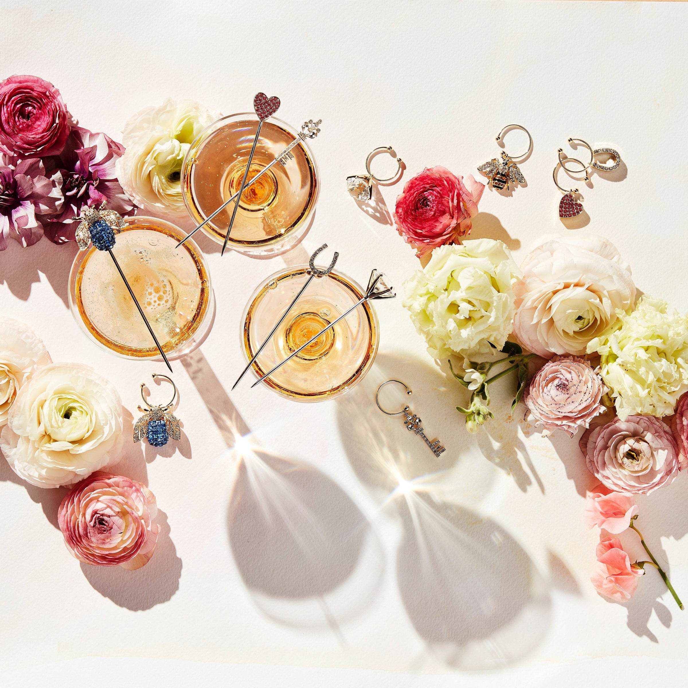 Wedding Cocktail Picks (Set of 6)