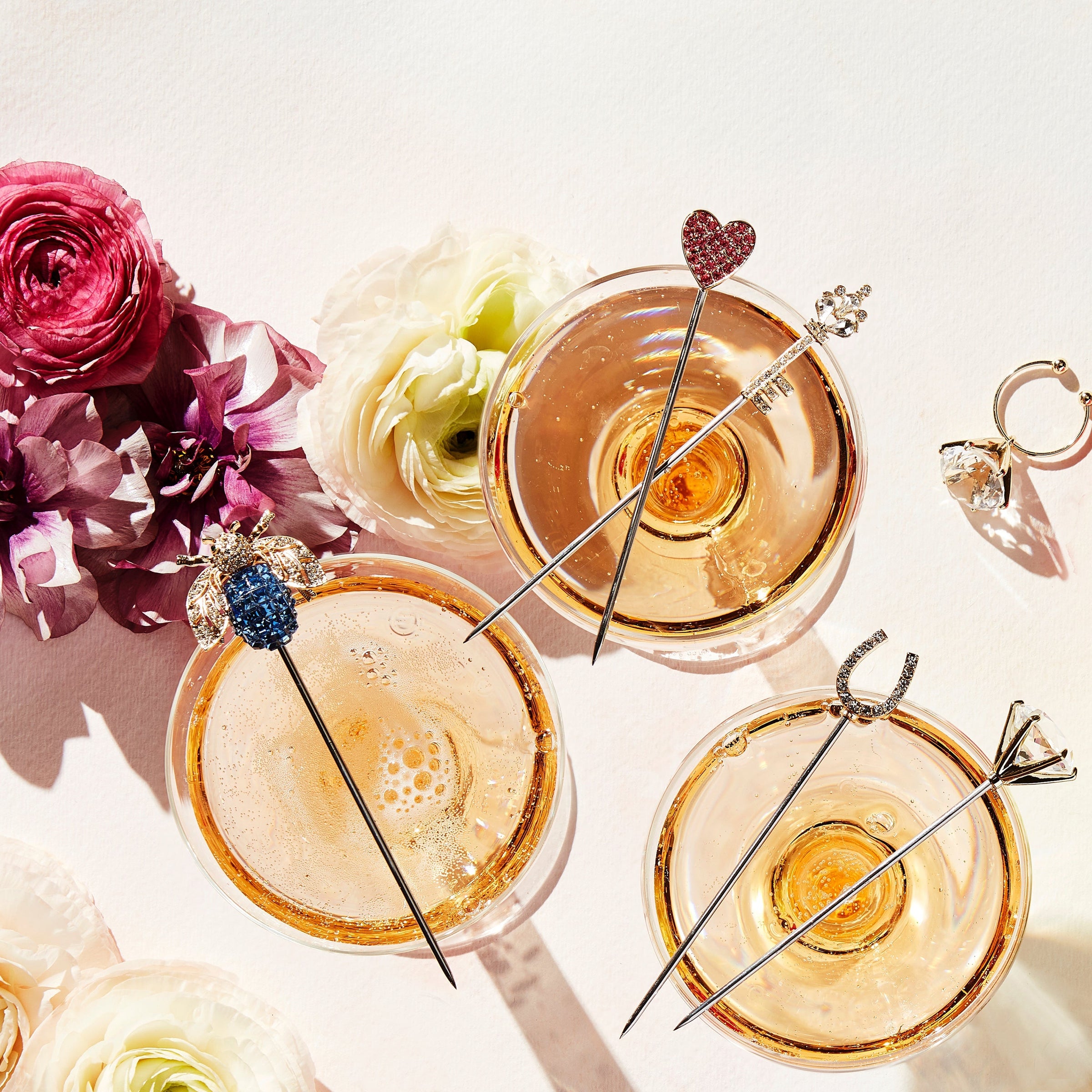 Wedding Cocktail Picks (Set of 6)