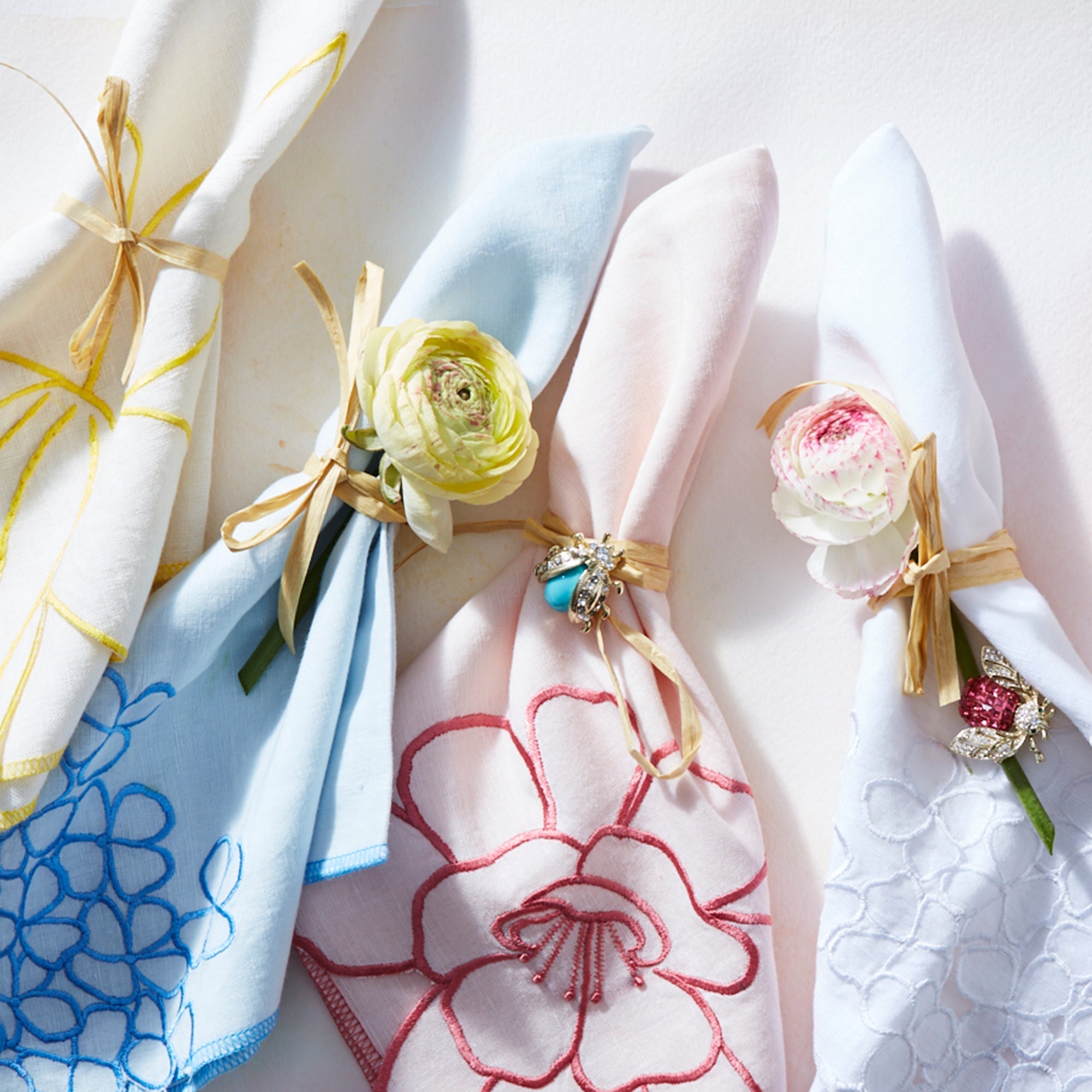 Peony Dinner Napkins (Set of 2)