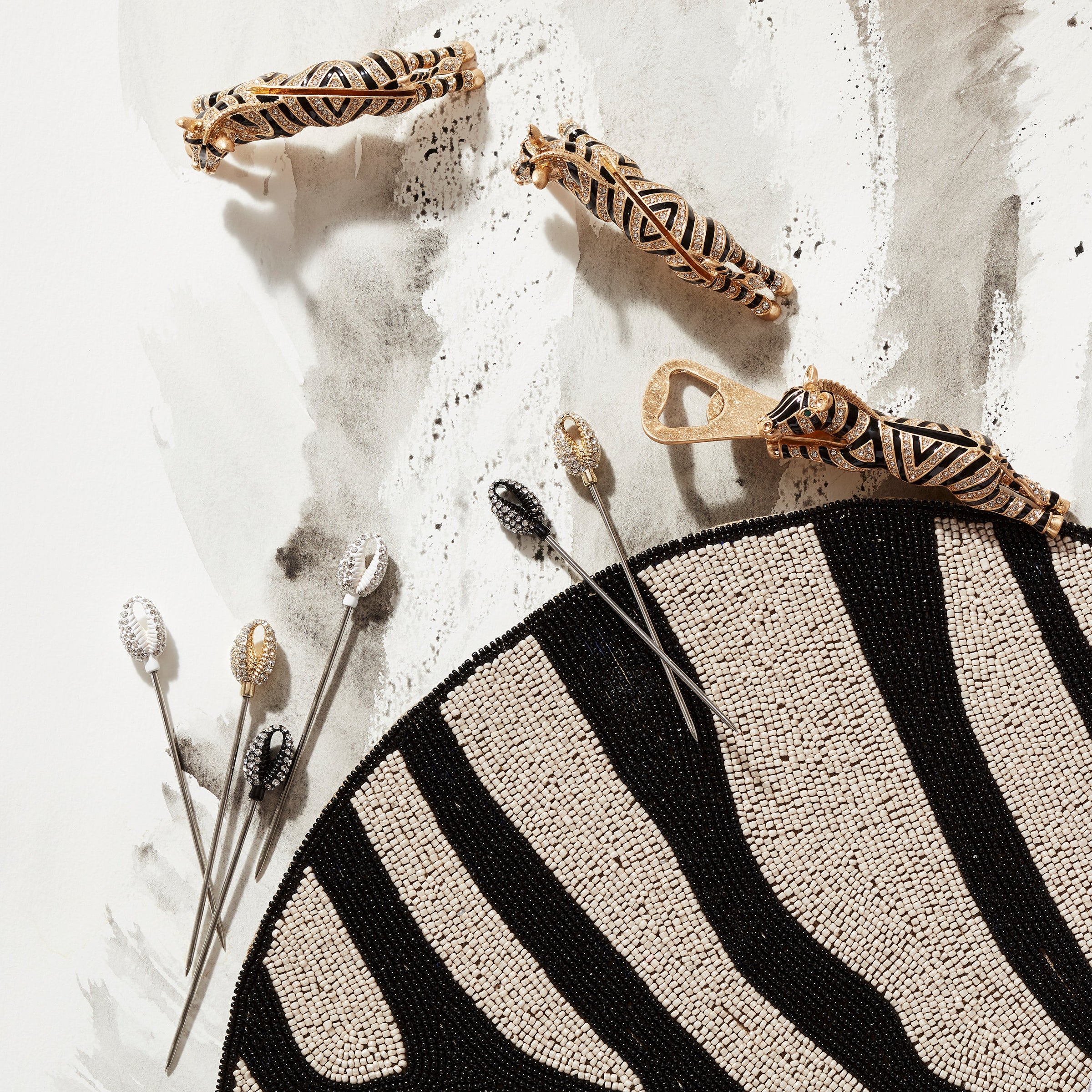 Zebra Placecard Holders (Set of 2)