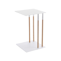 C Side Table (22" H)  - Steel + Wood