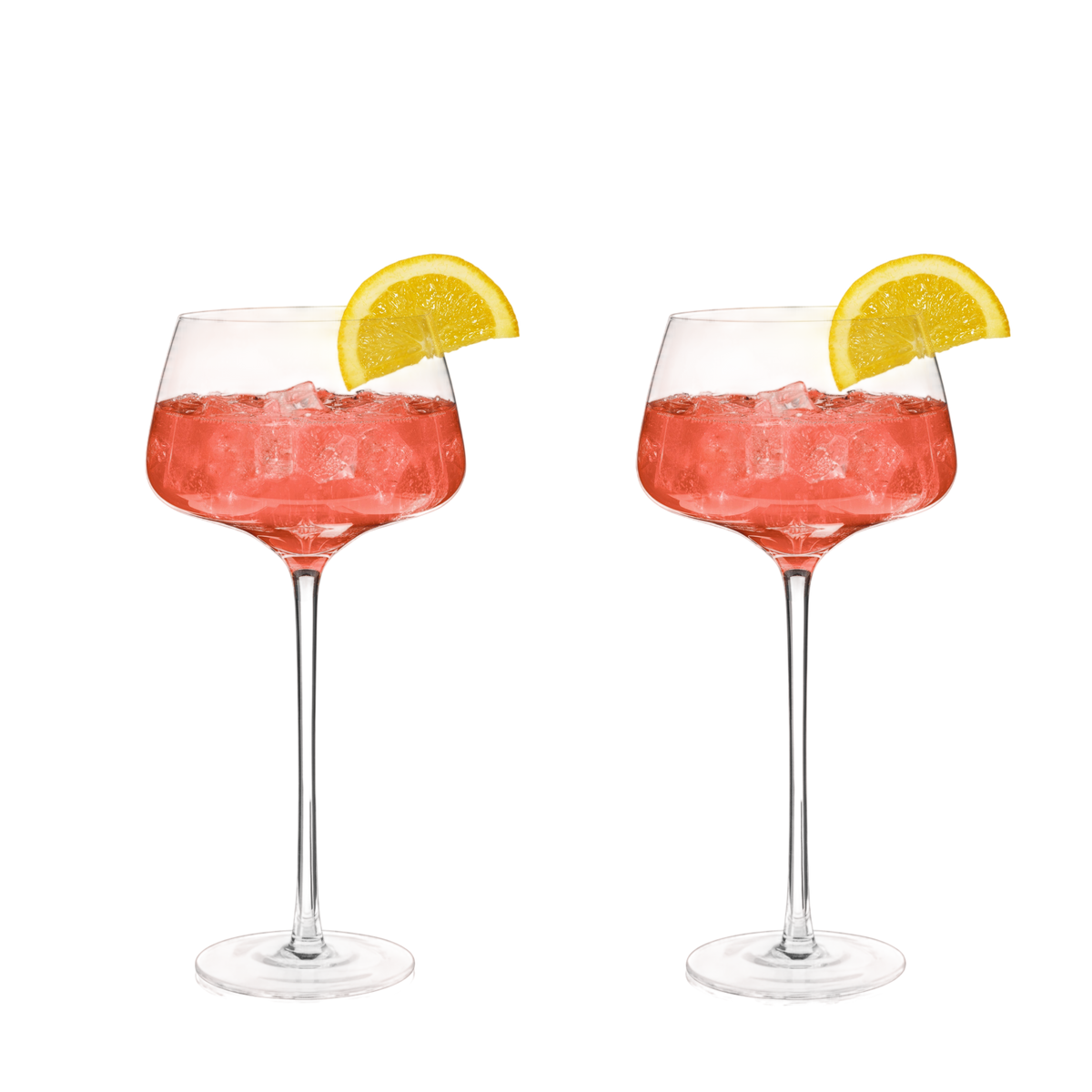 Raye Angled Crystal Amaro Spritz Glasses Set of 2
