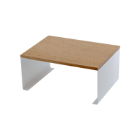 Stackable Countertop Shelf - Two Sizes - Steel + Wood