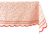 La Leccia Light Pink Outdoor Tablecloth