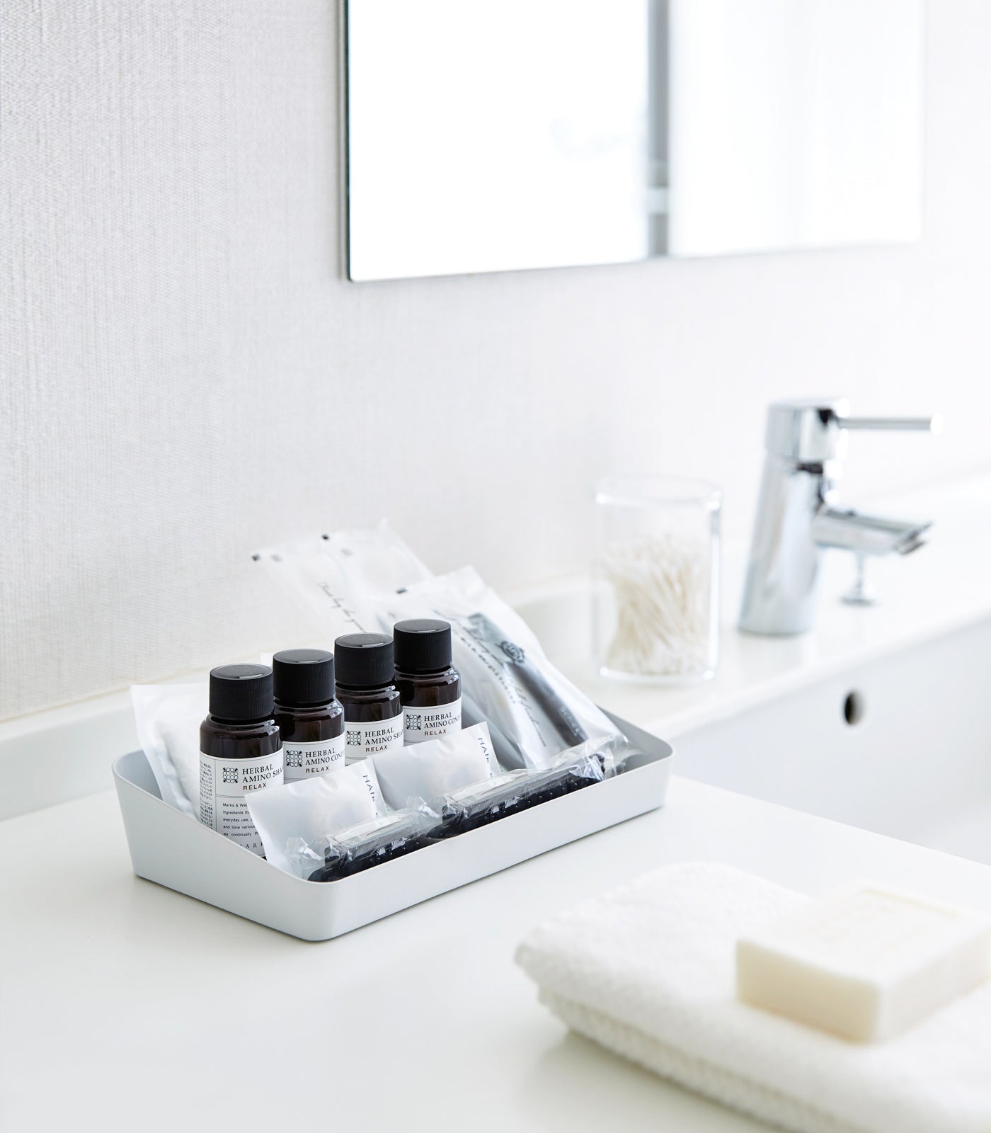 Vanity Tray - Angled - Large - Steel